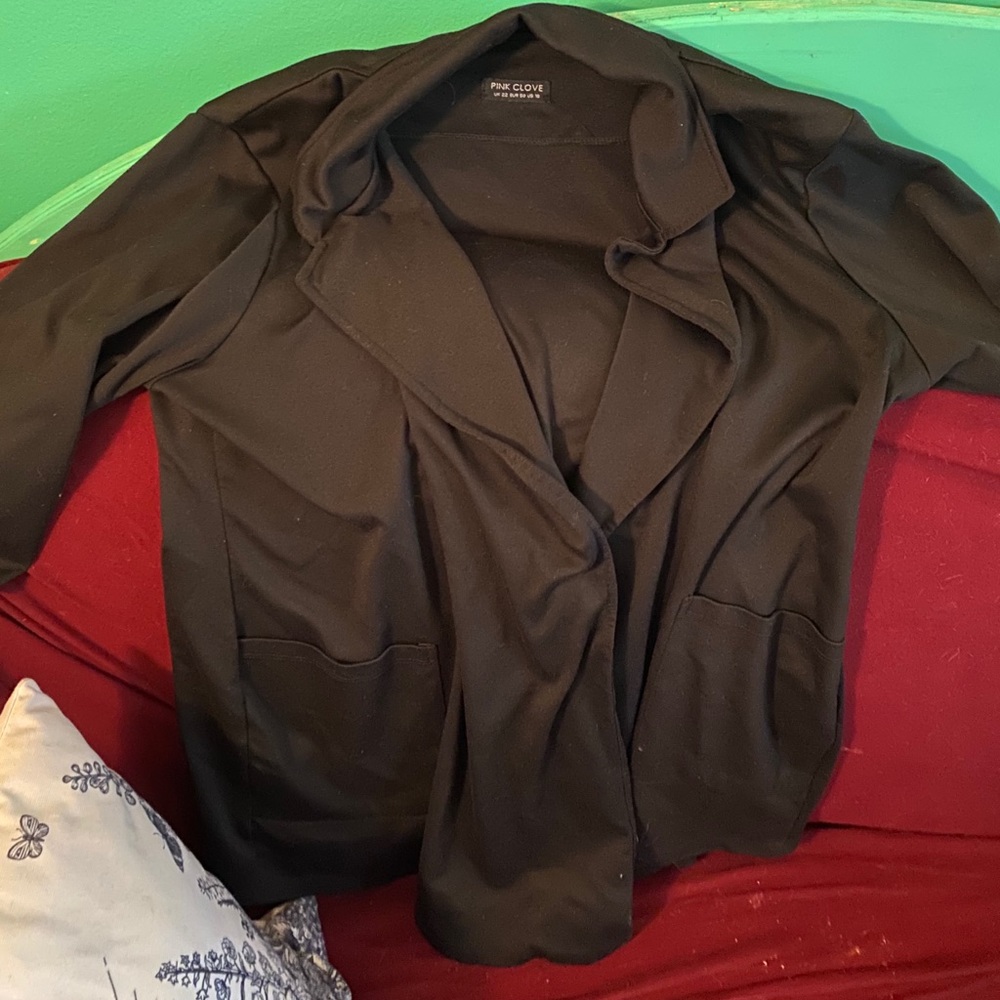 Stretchy soft fabric blazer